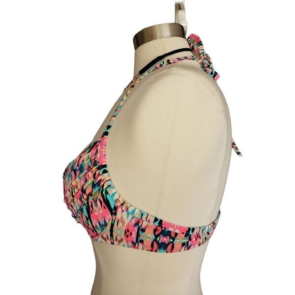Women's Bikini Top Swimwear Halter Style Molded Cup Swim Top Medium NWOT - Picture 5 of 7